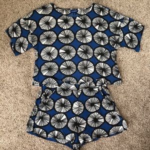 Co ord - crop top & shorts